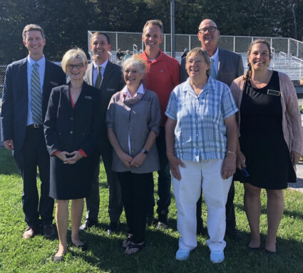 Breser Select Board members posing outdoors